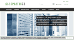 Desktop Screenshot of glasplatte24.com