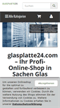 Mobile Screenshot of glasplatte24.com